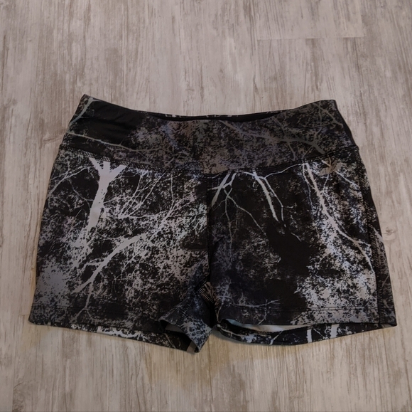 Like-New Set of Avia Marbled Gray Activewear Shorts and Leggings Size XS‎ and S - Picture 6 of 12